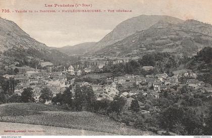 Mauleon Barousse (65 - Hautes Pyrénées) vue générale