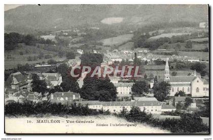 CPA Mauleon Vue generale
