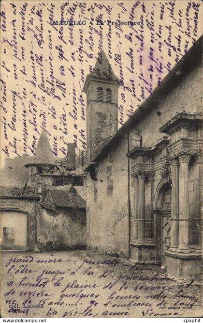 CPA Mauriac La Prefecture