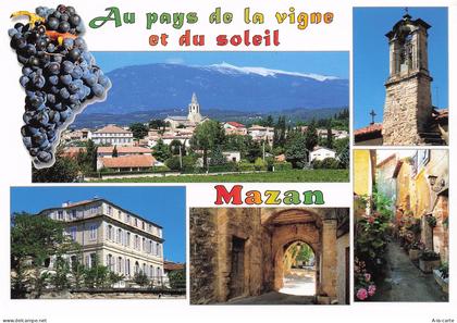 84 MAZAN VUE DE MAZAN ET MONT VENTOUX