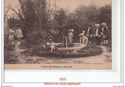 MAZAN - Carri de Mazan 6 mai 1928 - très bon état
