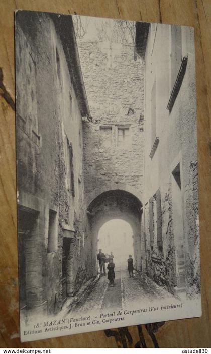 MAZAN , portail de Carpentras  ........... 21175