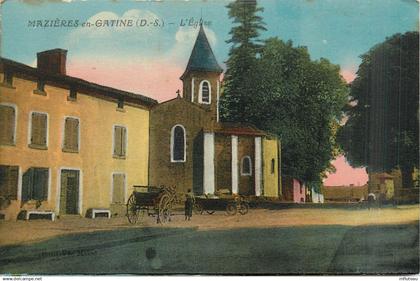 79* MAZIERES EN GATINE  l eglise      RL28,0298