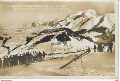 MEGEVE-ROCHEBRUNE - Le Départ du Grand Prix du Ski Club de Paris