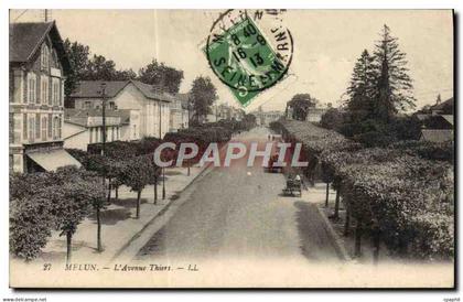 CPA Melun L'Avenue Thiers