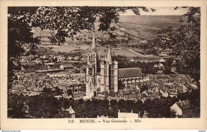 CPA Mende Vue generale
