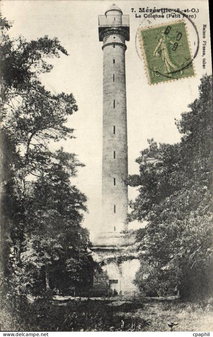 CPA Mereville La Colonne Petit parc