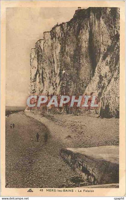 CPA Mers les Bains La Falaise