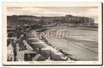 CPA Mers les Bains Perspective sur Mers et le treport