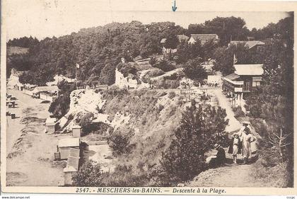 CPA Meschers-les-Bains Descente à la Plage