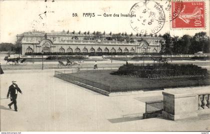 CPA paris Gare Des Invalldes