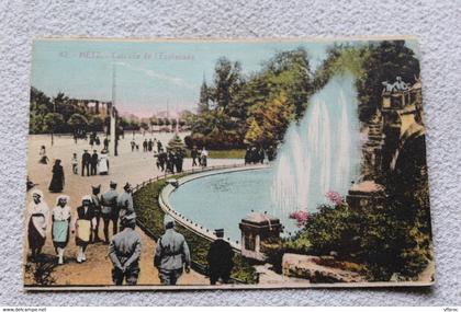 Metz, cascade de l'esplanade, Moselle 57