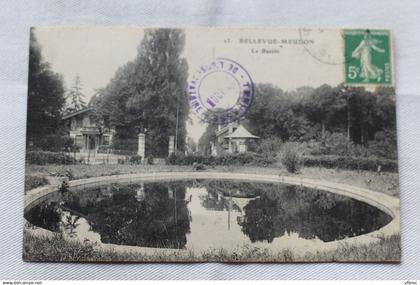 Bellevue Meudon, le bassin, Hauts de Seine 92