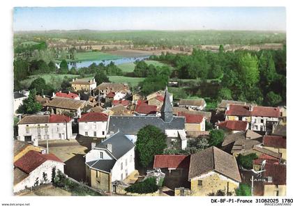 DK-BFP1-0891-87 - MEZIERE-SUR-ISSOIRE - En avion au-dessus - L'église
