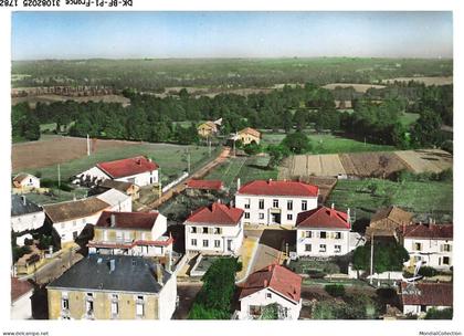 DK-BFP1-0892-87 - MEZIERE-SUR-ISSOIRE - En avion au-dessus - La mairie