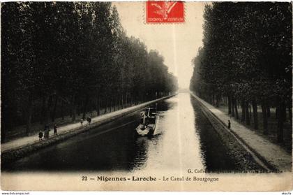 CPA Migennes le canal (1478763)