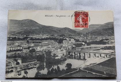 Cpa 1912, Millau, vue générale, Aveyron 12
