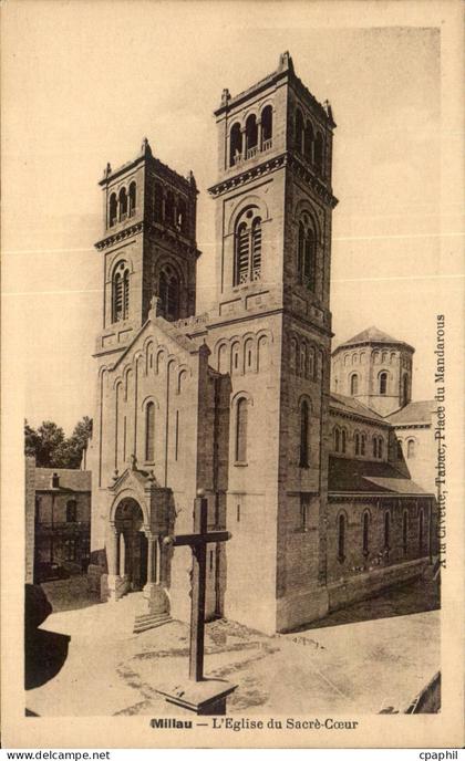 CPA Millau L'eglise du Sacre Coeur