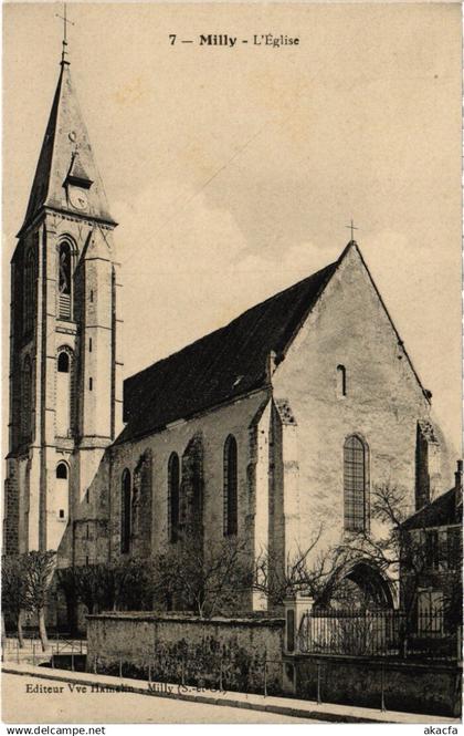 CPA MILLY-la-FORET Eglise (1355097)