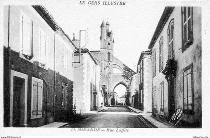 D32 - MIRANDE < VUE DE LA  RUE LAFITTE