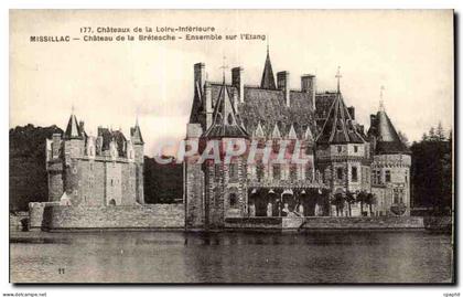 CPA Chateaux de la Loire Inferieure Missillac Chateau de la Bretesg