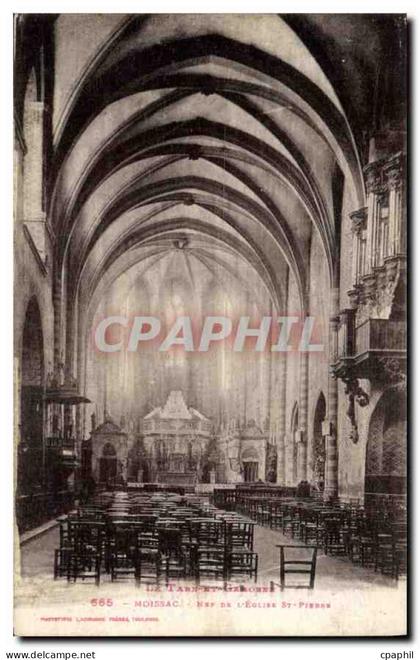 CPA Moissac de l'eglise St Pierre