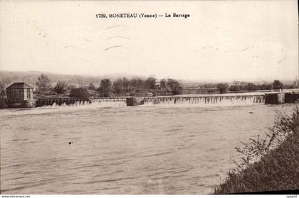 CPA Moneteau Yonne Le Barrage