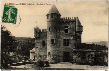 CPA MONISTROL-sur-LOIRE - Chateau de Foltier (517087)
