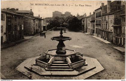 CPA MONISTROL-sur-LOIRE - La Place Neron (517309)