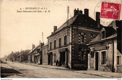 CPA Monnaie Route Nationale FRANCE (1379839)