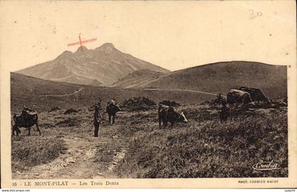 CPA Le Mont Pilat Les trois dents