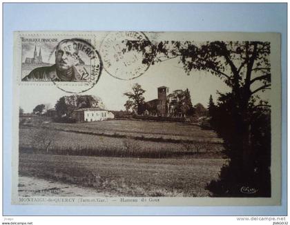 MONTAIGU-de-QUERCY  (Tarn-et-Garonne)  :  HAMEAU  de  GOUX