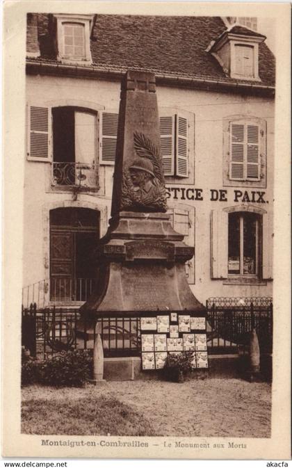 CPA MONTAIGUT-en-COMBRAILLES Le Monument aux Morts (1253894)