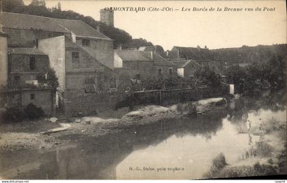 CPA MONTBARD bords de la Brenne