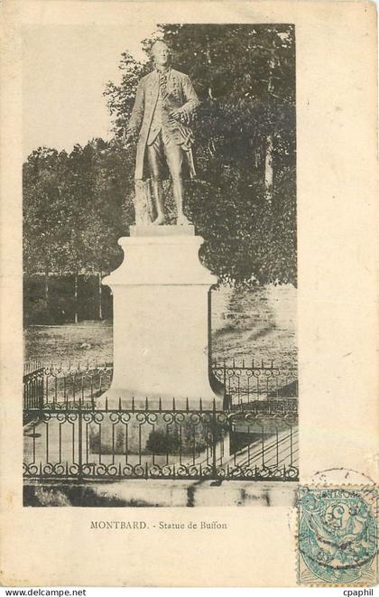 CPA Montbard Statue de Buffon