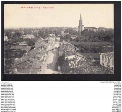 carte de montech  ( recto verso )