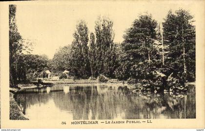 CPA Montelimar Le Jardin Public