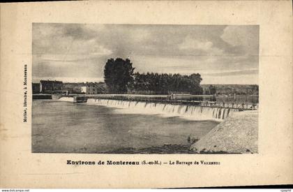 CPA Montereau Le Barrage De Varennes