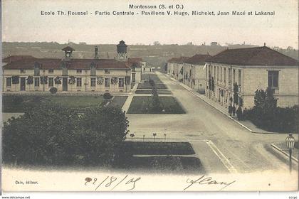 CPA Montesson Ecole départementale Roussel Vue Générale