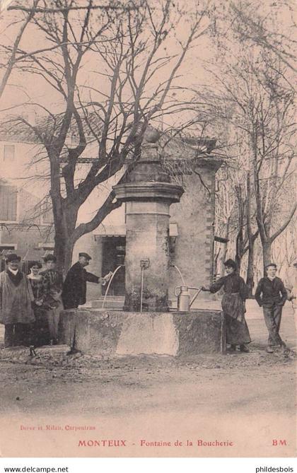 VAUCLUSE  MONTEUX  fontaine de la boucherie