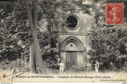 CPA Plateau De Montfermeil Chapelle De Maison Rouge