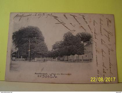 MONTFERMEIL (SEINE SAINT DENIS) PLACE DES MARRONNIERS
