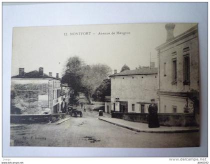 MONTFORT-EN-CHALOSSE  (Landes) :  Avenue de  MEUGRON