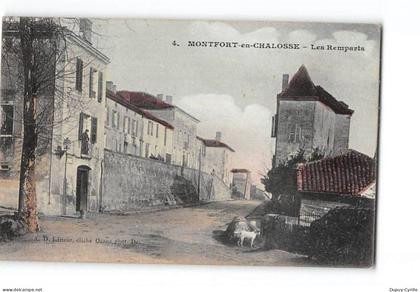 MONTFORT EN CHALOSSE - Les Remparts - état