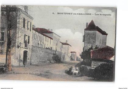 MONTFORT EN CHALOSSE - Les Remparts - état