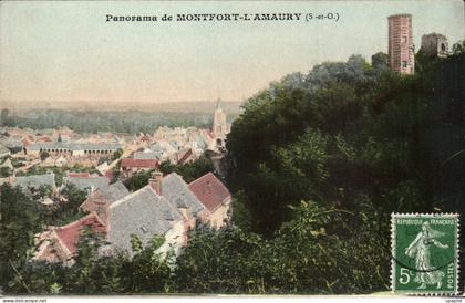 CPA Panorama de Montfort L'amaury