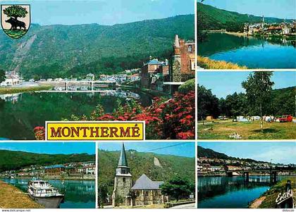 08 - Monthermé - Multivues - Blasons - CPM - Voir Scans Recto-Verso