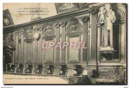 CPA Montherme Ardennes Interieur de l'Eglise Remarqnable par ses boiseries
