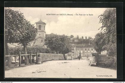 CPA Montiers-sur-Saulx, un Pont sur la Saulx