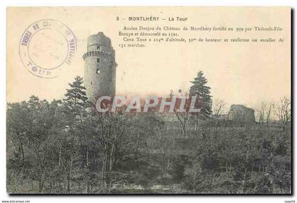 CPA Montlhery La Tour Ancien donjon du Chateau de Montlhery